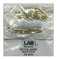 Schlage Brass-Plated Brass Master Pin