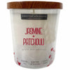 Candle Lite 4317020 9 Oz Jasmine Patchouli Essential Elements Jar Candle With Wood Lid