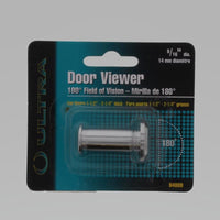 Ultra Hardware 0.56 in. D 180 deg Polished Chrome Zinc Door Viewer