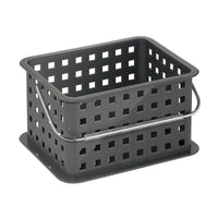 InterDesign 7 in. H x 5 in. W x 9.25 in. D Storage Basket (Pack of 3)