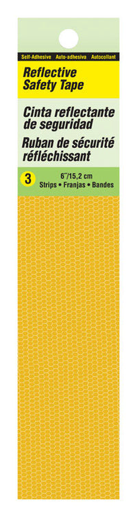 Hy-Ko 6 in. Rectangle Yellow Safety Tape (Pack of 5)