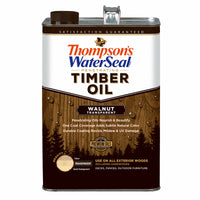 Thompson's WaterSeal Transparent Walnut Penetrating Timber Oil 1 gal (Pack of 4)