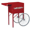 Popcorn Cart, Red, 38.5 x 22.5 x 38.5-In.