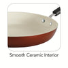 Ceramica 12 in Ceramic Fry Pan - Metallic Copper