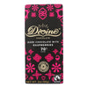 Divine - Bar Dark Chocolate W/raspberry - Case of 12 - 3 OZ