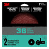 3m Fbrdisc7in36 7 Heavy Duty Removal 36 Grit Fiber Discs 2 Count