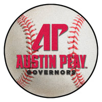 Austin Peay State University Baseball Rug - 27in. Diameter