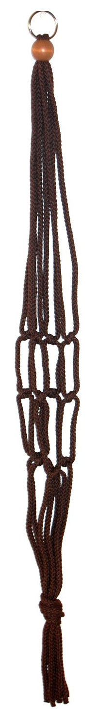 Primitive Planters 2107 30 Brown Macramé Plant Hanger