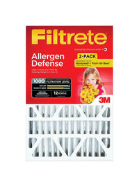 Filtrete 16 in. W X 25 in. H X 4 in. D Pleated 11 MERV Pleated Allergen Air Filter 2 pk