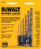 DeWalt Rapid Load Black Oxide Drill Bit Set 6 pc