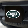 NFL - New York Jets  Black Metal Hitch Cover - 3D Color Emblem