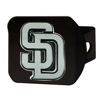 MLB - San Diego Padres Black Metal Hitch Cover