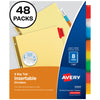 Avery Big Tab Ivory Binder Dividers 1 pk