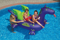 Swimline Purple Vinyl Inflatable Sea Dragon Pool Float