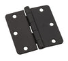 National Hardware 3-1/2 in.   L Black Door Hinge 1 pk