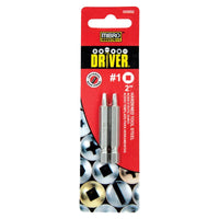 Mibro Square Recess #1 X 2 in. L Screwdriver Bit S2 Tool Steel 2 pc