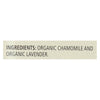 Celestial Seasonings Tea - Organic - Chamomile Lavender - Case of 6 - 20 BAG