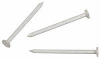 Nails, White Stainless Steel, 1.25 x 1.5-In., 6-oz.