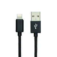 Fuse Lightning to USB Charge and Sync Cable 6 ft. Black