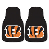 NFL - Cincinnati Bengals Carpet Car Mat Set - 2 Pieces