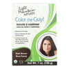 Light Mountain Hair Color - Color The Gray! Dark Brown - Case of 1 - 7 oz.