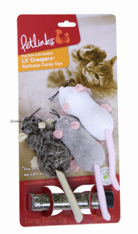 Lil' Creepers Mice Cat Toy, 3-Pk.