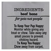 Happy N Healthy Pet - Dog Bone Beef Rib - Case of 12 - 1 CT