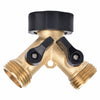 Brass 2-Way Connector