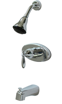 Tub-Shower Valve Single Lever Non-Metallic Anti-Scald Tub/Shower Diverter Chrome