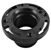 Charlotte Pipe 4 in. DWV Hub X 3 in. D Plastic Closet Flange