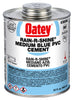 Oatey 30894 32 Oz Blue Rain-R-Shine® Medium PVC Cement