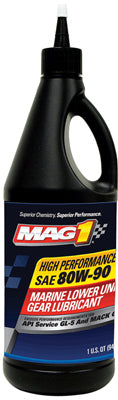 80W90 Lower Unit Marine Gear Oil, 1-Qt. (Pack of 6)