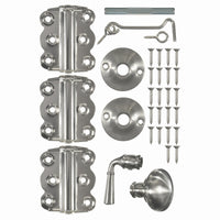 Vinyl Screen Door Kit - Satin Nickel