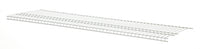 Superslide Ventilated Wire Shelf, White, 6-Ft. x 16-In.