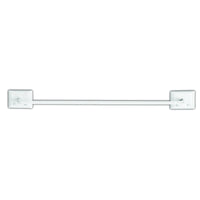 Decko White Towel Bar 24 in. L Metal