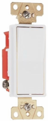 Decorator Switch, 3-Way, White, 20-Amps