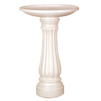 Union Products 61010 25 X 17 White Round Bird Bath