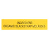 Plantation Organic Blackstrap Molasses Syrup - Case of 12 - 15 oz.