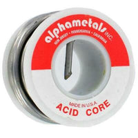 Alpha Metals 16 oz Acid Core Wire Solder 1.25 in. D Tin/Lead 40/60 1 pc