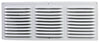 MaxxAir 6 in. H X 16 in. W White Aluminum Continuous Soffit Vent