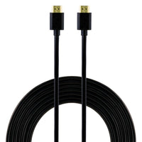 GE 12 ft. L HDMI Cable With Ethernet 3.5 mm