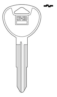 Hy-Ko Automotive Key Blank Double sided For Hyundai (Pack of 10)