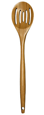 Bamboo Slotted Spoon, 14-In.