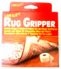 Lok-Lift  2.5 in. W x 25 ft. L Reversible Scrim  Indoor  Rug Gripper