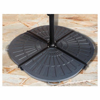 Cross Base for Offest Umbrella, Black, 1-Pc.