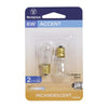 Westinghouse 6 W S6 Specialty Incandescent Bulb E12 (Candelabra) White 2 pk