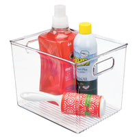 iDesign Linus Clear Organizer Bin 8 in. H X 8 in. W