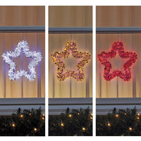 Celebrations Battery Lighted Star Window Decor (Pack of 6)