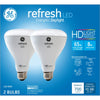 GE Refresh BR30 E26 (Medium) LED Floodlight Bulb Daylight 65 Watt Equivalence 2 pk