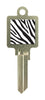 Hy-Ko Zebra House/Office Key Blank KW1 - KL0 Single sided For Fit Kwikset KW1 and Titan KW10 Keyways (Pack of 5)